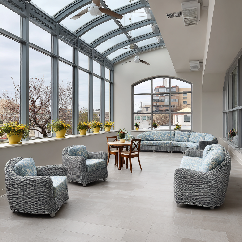 Dining area at Clarity Springs Wellness Advisors in Arleta, California